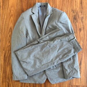 Chaps Light Gray Boy’s Suit